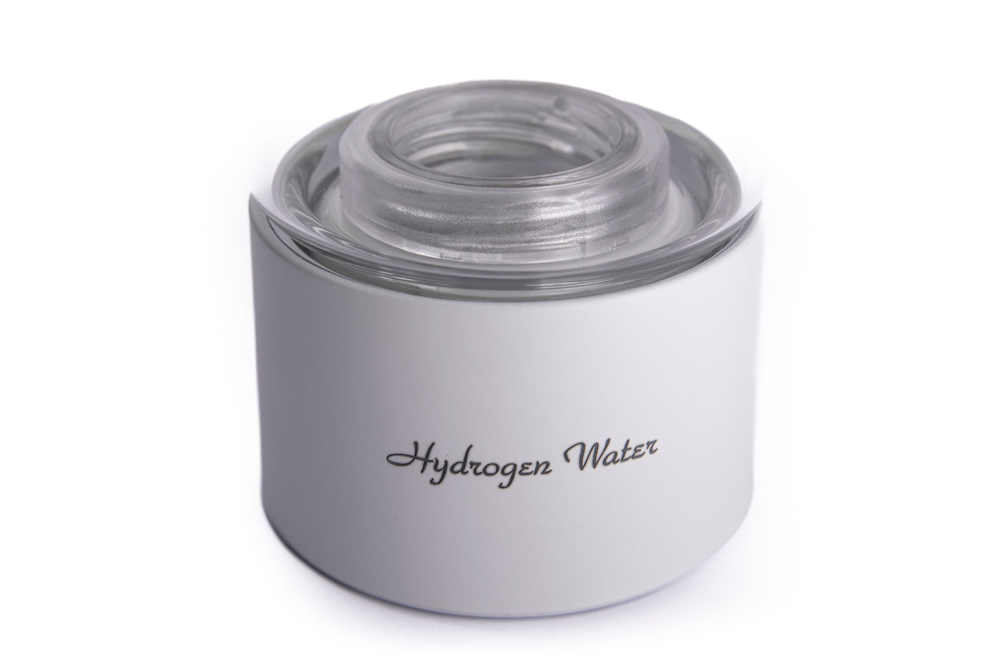 Botella para Agua Hidrogenada blanca con asa Molecular Sport