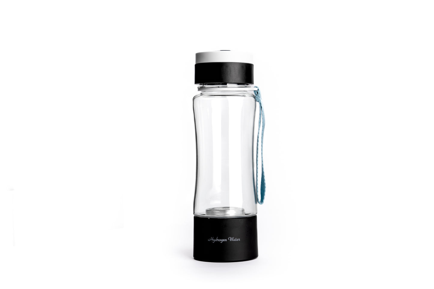 Botella de Plástico agua hidrogenada Negra Molecular Plus