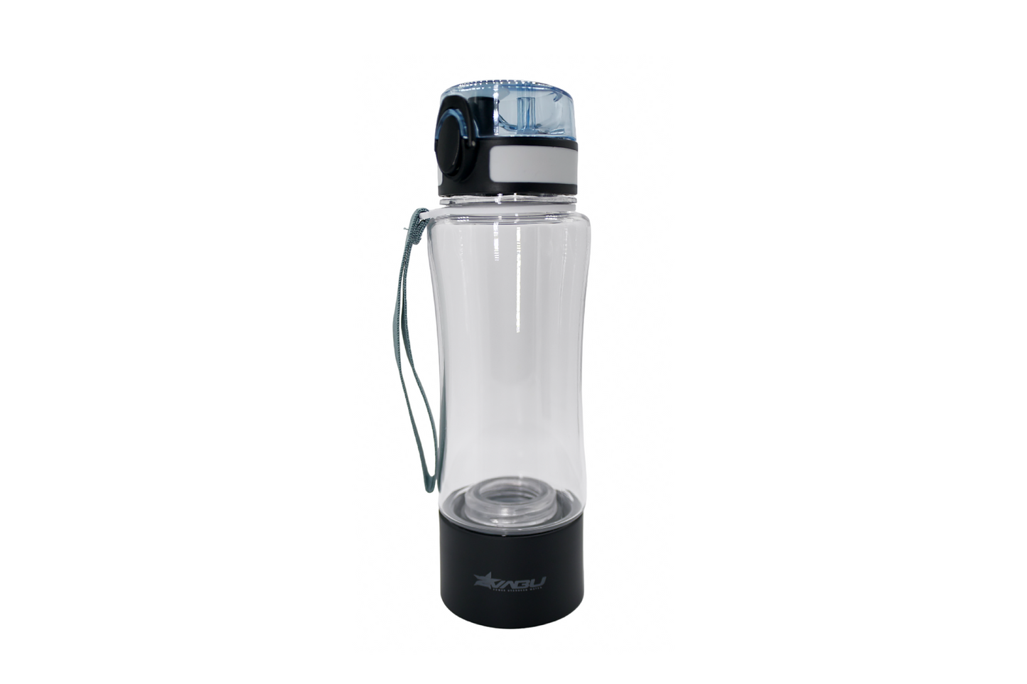 Botella de Plástico agua hidrogenada Negra Molecular Plus
