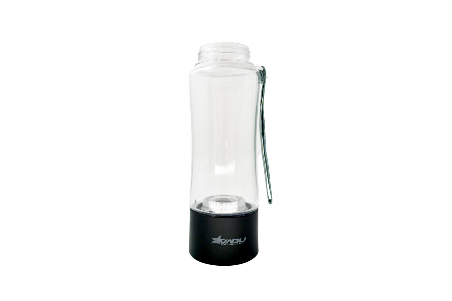 Botella de Plástico agua hidrogenada Negra Molecular Plus