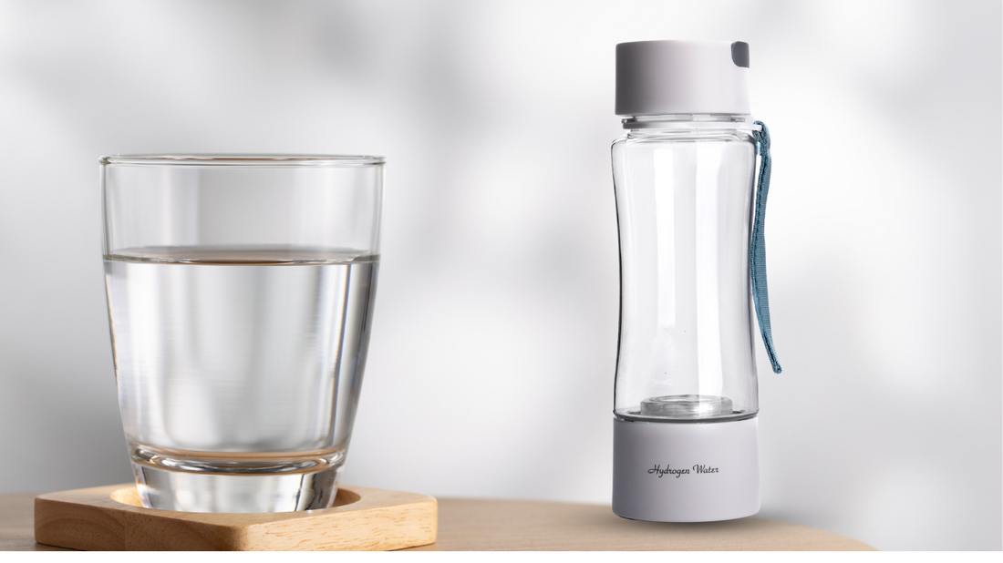 botella para hidrogenar el agua